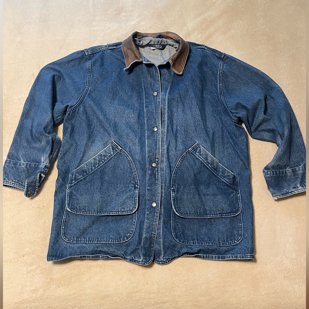 Woolrich women’s denim jacket— XL